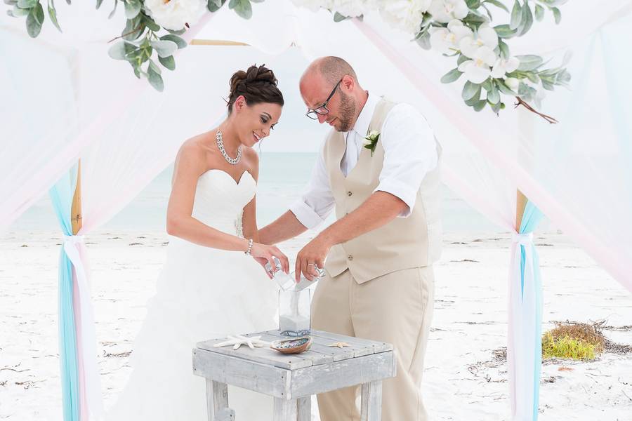 Pink and Sky Destination Wedding