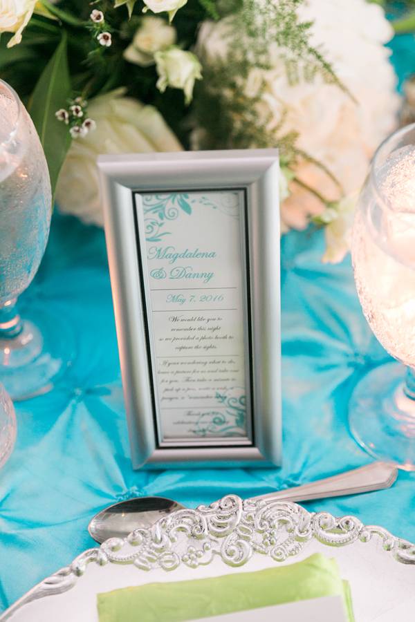 Enchanting Blue and Green Beach Wedding