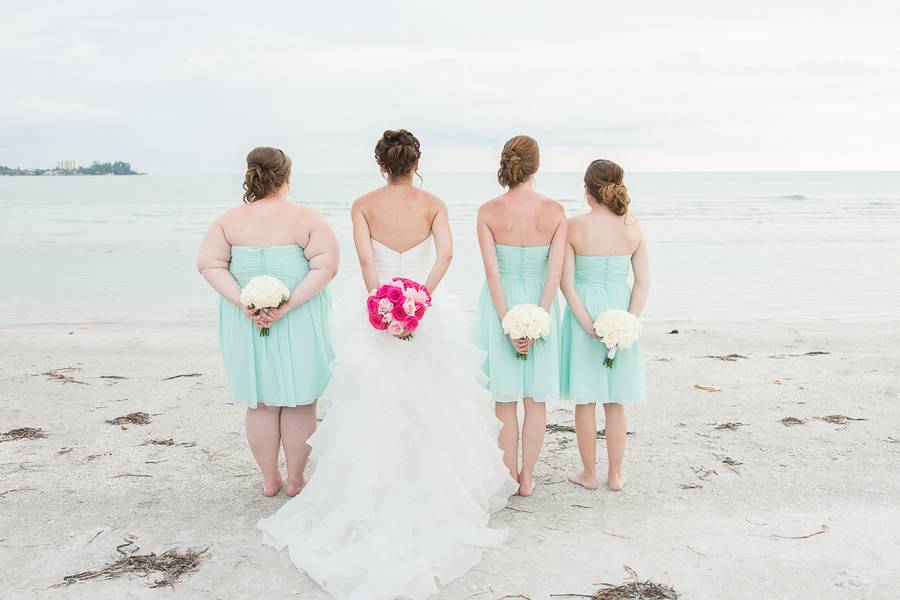 Pink and Sky Destination Wedding