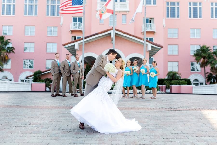 Enchanting Blue and Green Beach Wedding