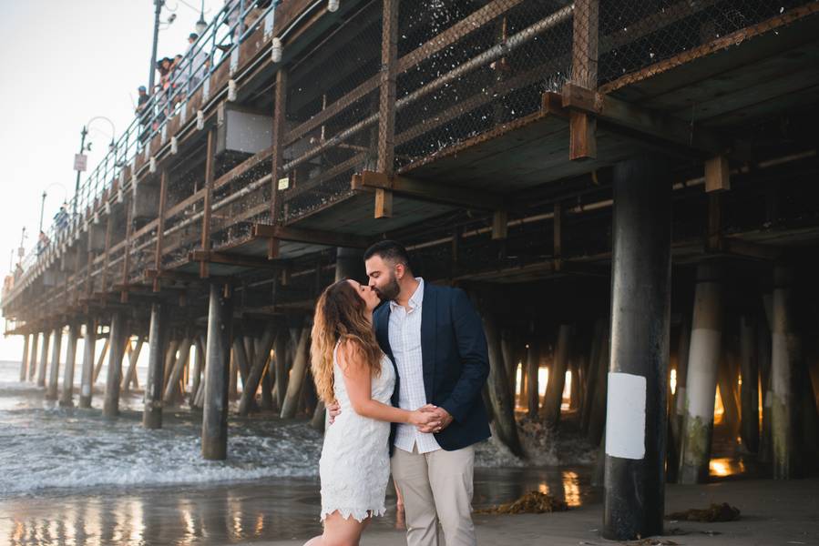 Downtown Santa Monica Engagement