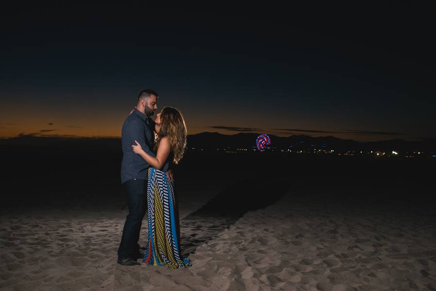 Downtown Santa Monica Engagement