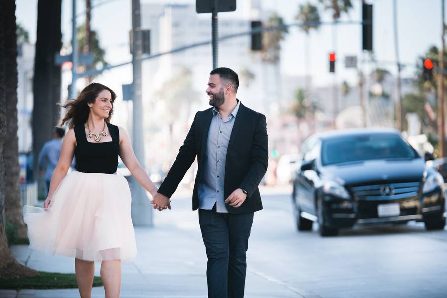 Downtown Santa Monica Engagement