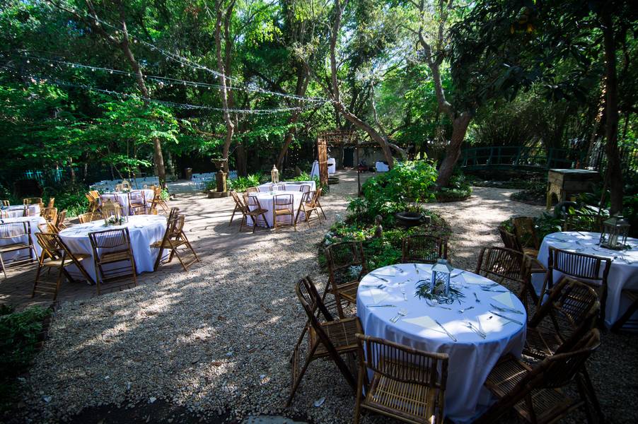 Nighttime Garden Wedding