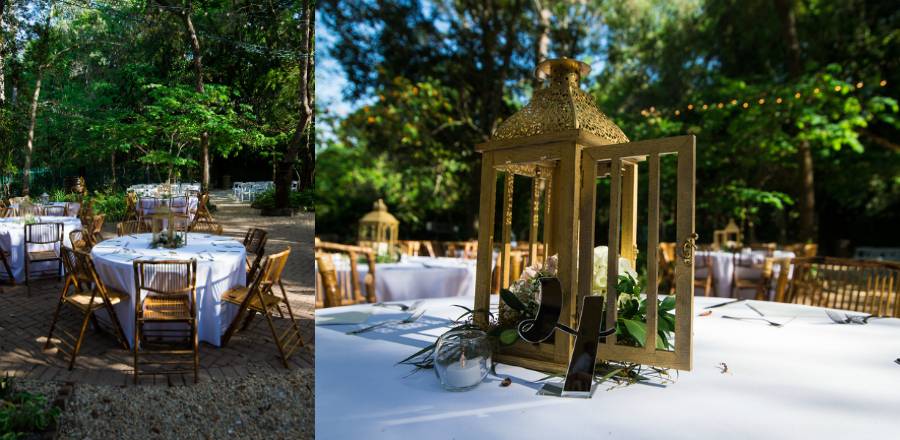 Nighttime Garden Wedding