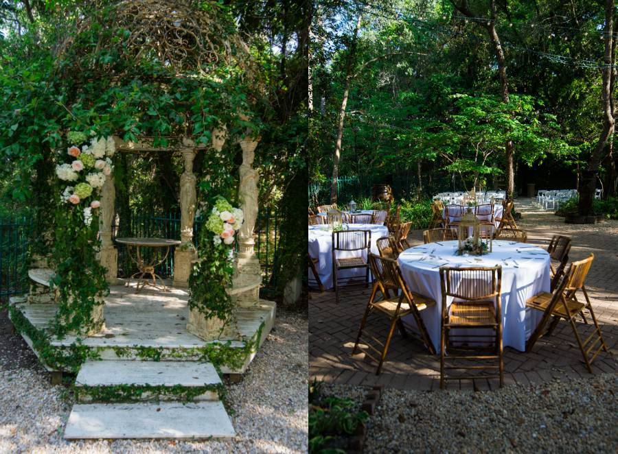 Nighttime Garden Wedding