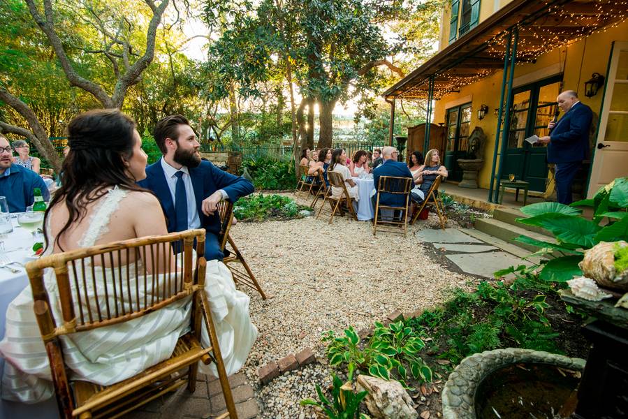 Nighttime Garden Wedding