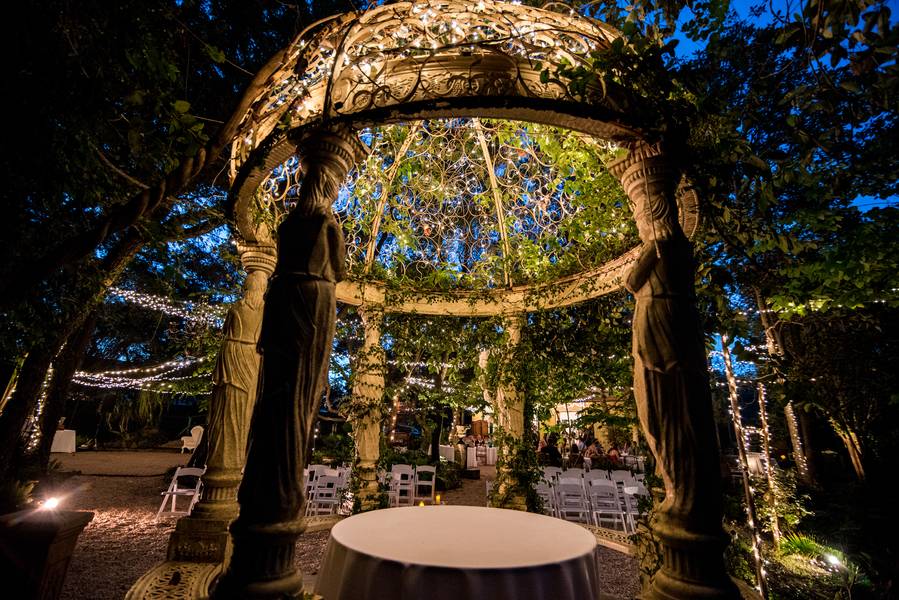 Nighttime Garden Wedding