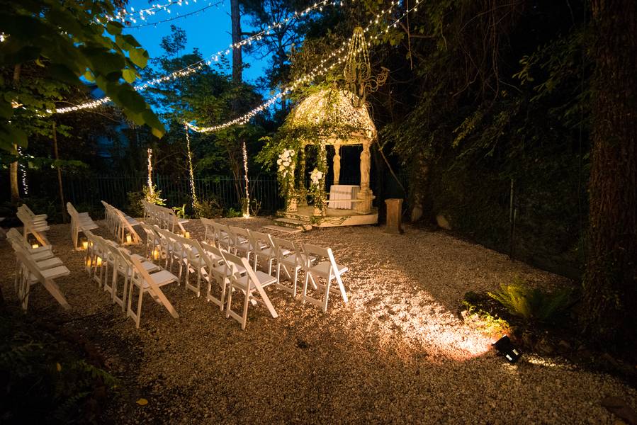 Nighttime Garden Wedding