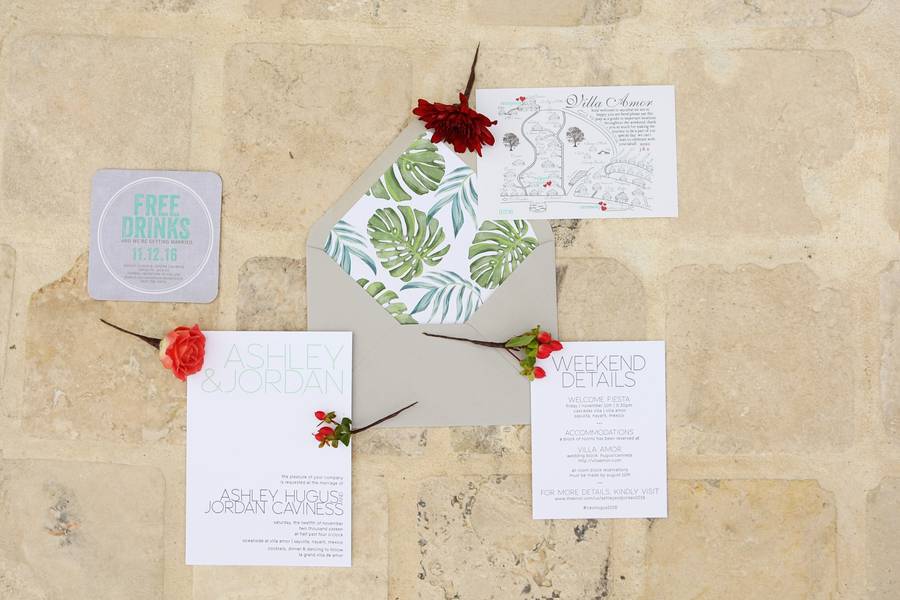 Modern Mexican Destination Wedding