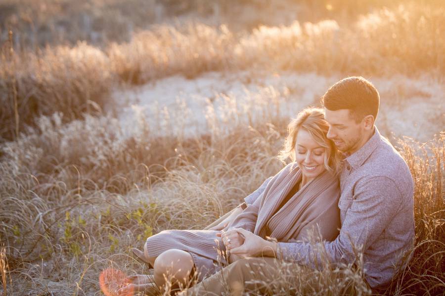 Message in a Bottle Beach Proposal