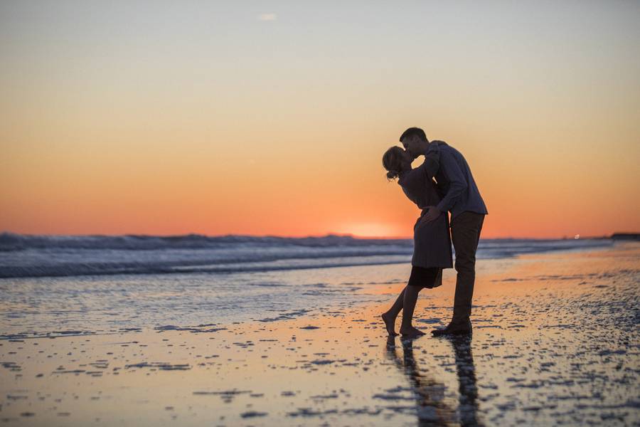 Message in a Bottle Beach Proposal