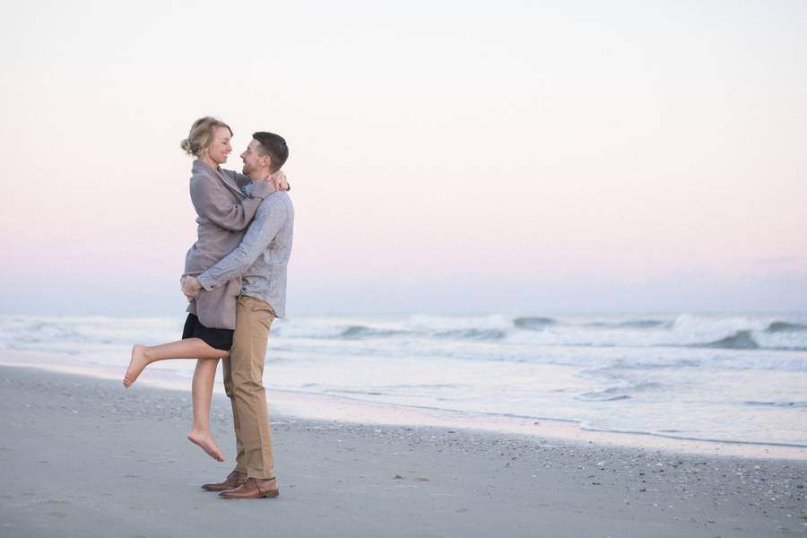 Message in a Bottle Beach Proposal