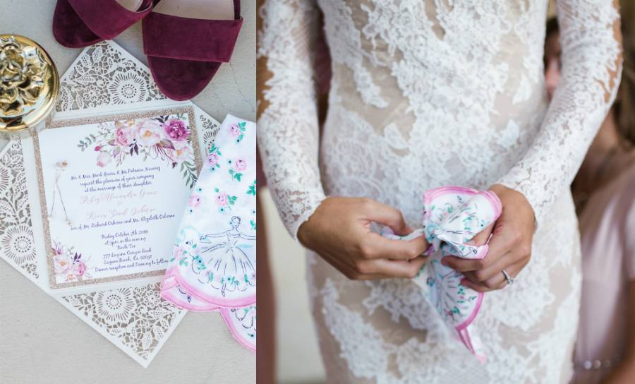 Pink And Velvet Garden Wedding