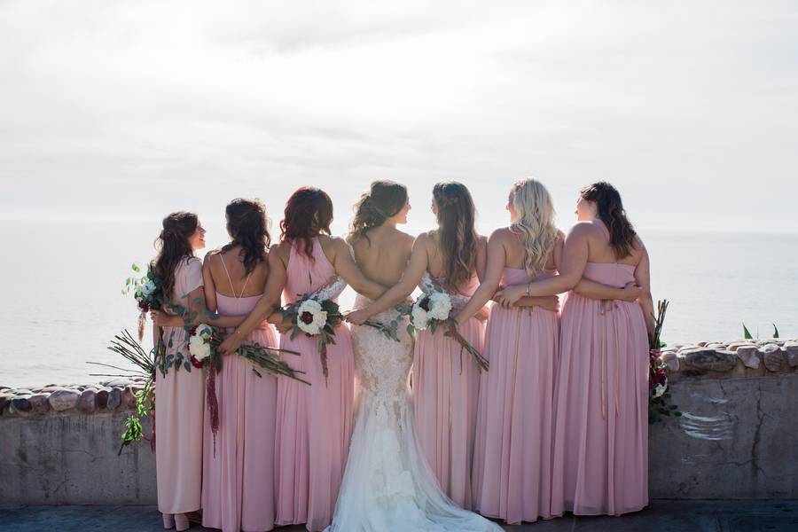 Pink And Velvet Garden Wedding