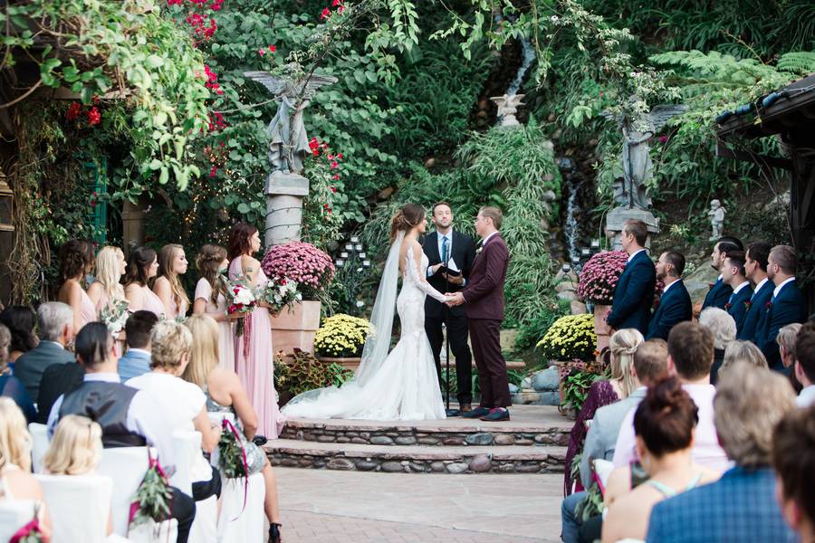 Pink And Velvet Garden Wedding