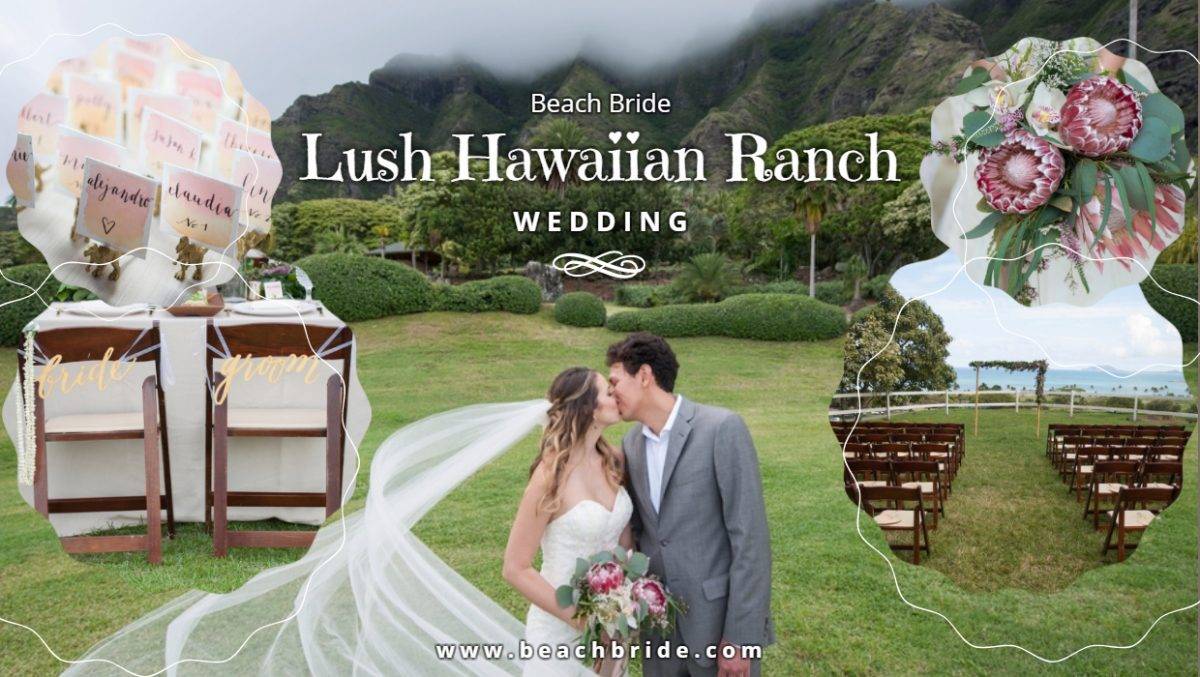 Lush Hawaiian Ranch Wedding