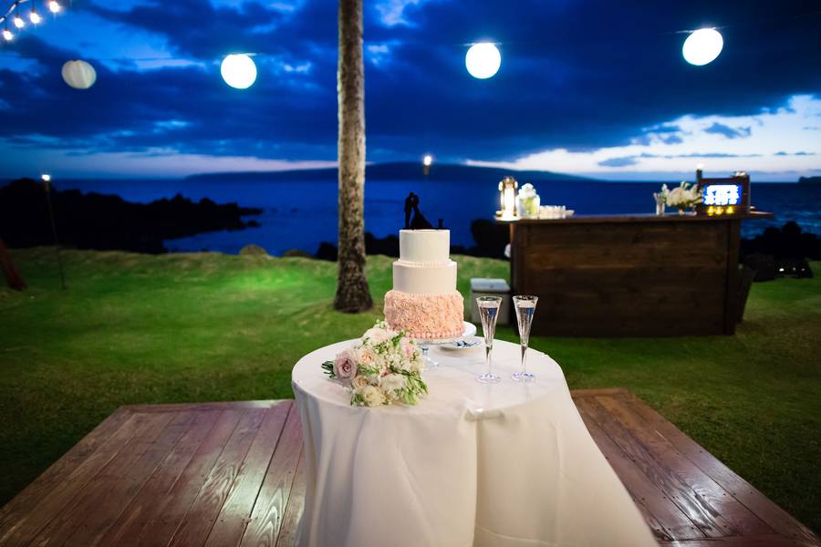 Beatiful White Orchid Beach House Wedding