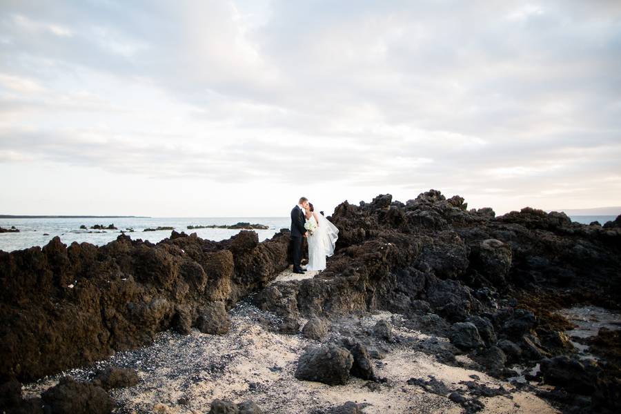 Beatiful White Orchid Beach House Wedding