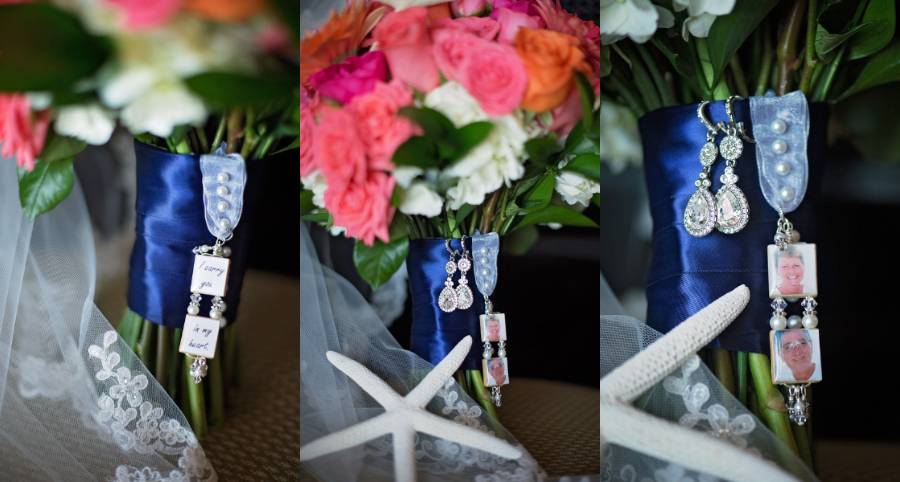 Pink and Navy Nautical Beach Wedding