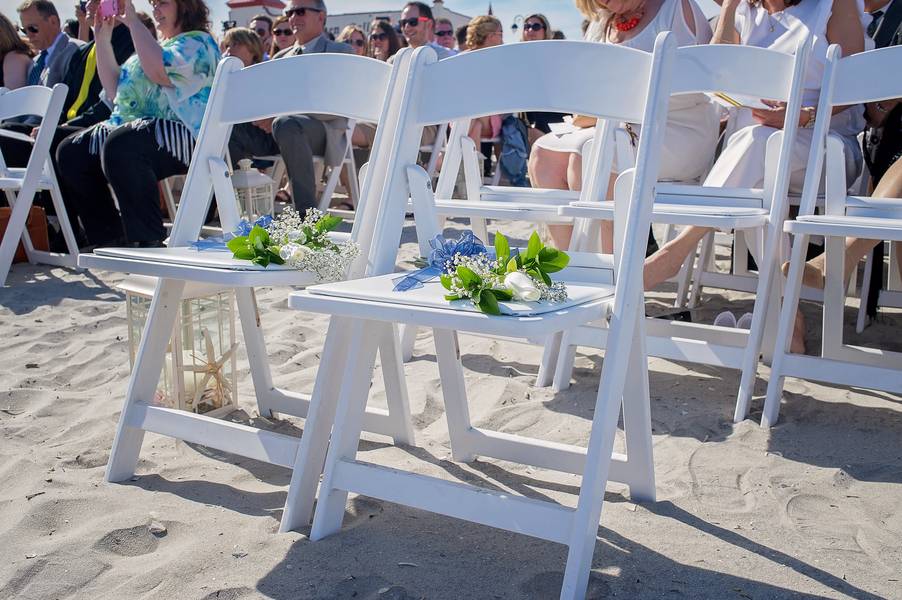 Pink and Navy Nautical Beach Wedding