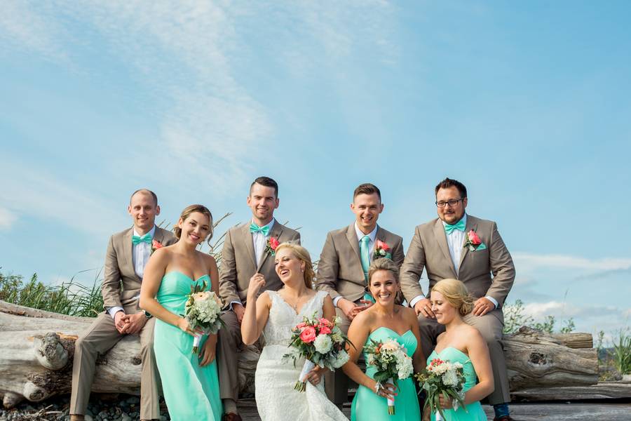 Beach Front Wedding on Vancouver Island