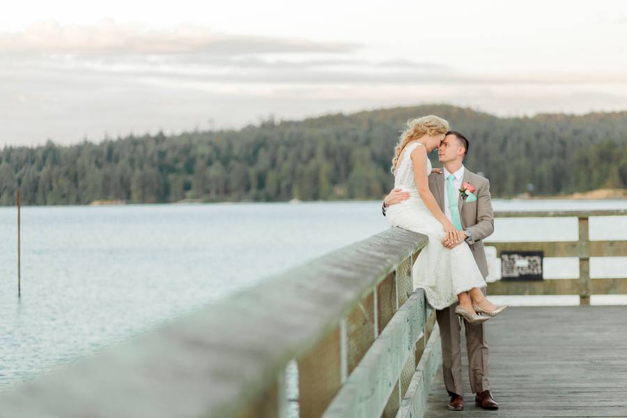 Beach Front Wedding on Vancouver Island