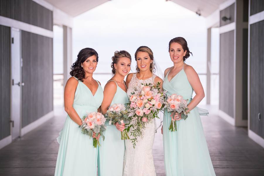 Colorful Connecticut Beach Wedding