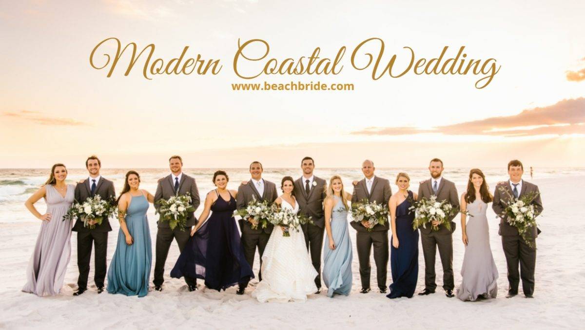 Modern Coastal Wedding