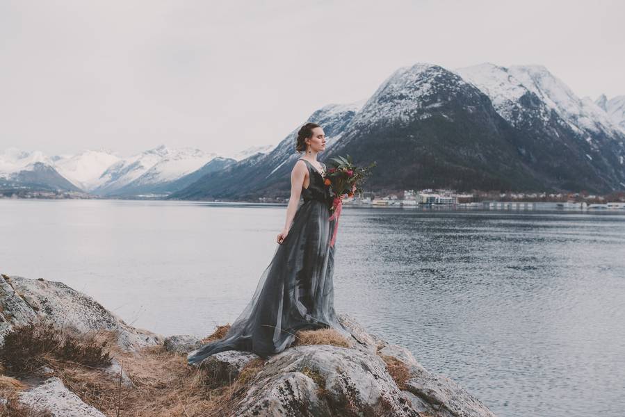 Moody Chic Styled Shoot in Norway