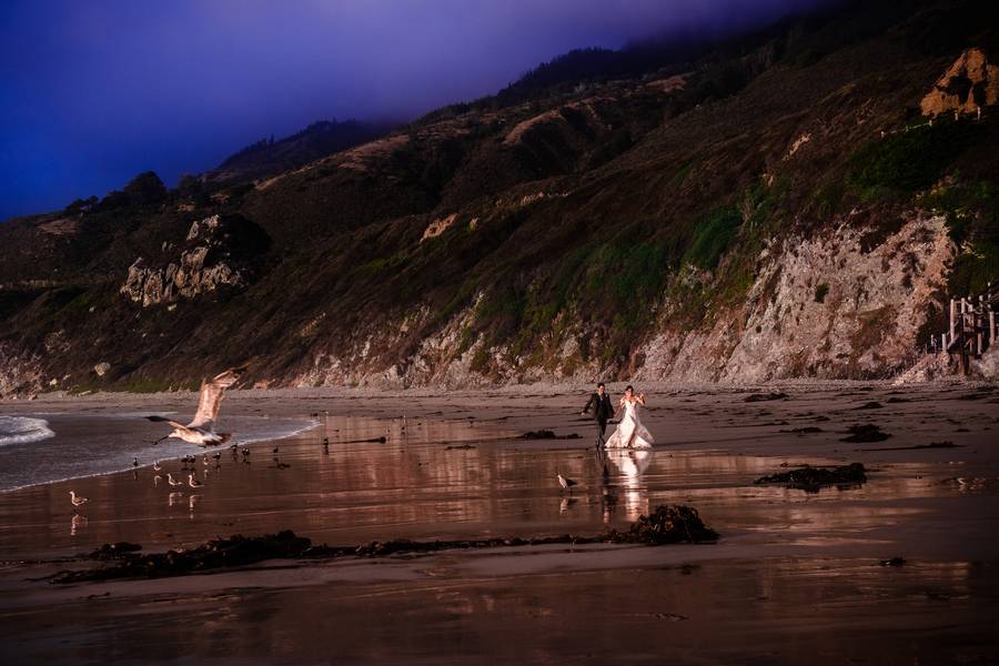 Alice in Wonderland Themed Destination Wedding in Big Sur