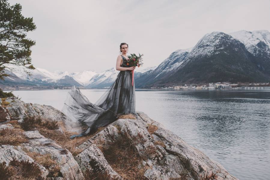 Moody Chic Styled Shoot in Norway