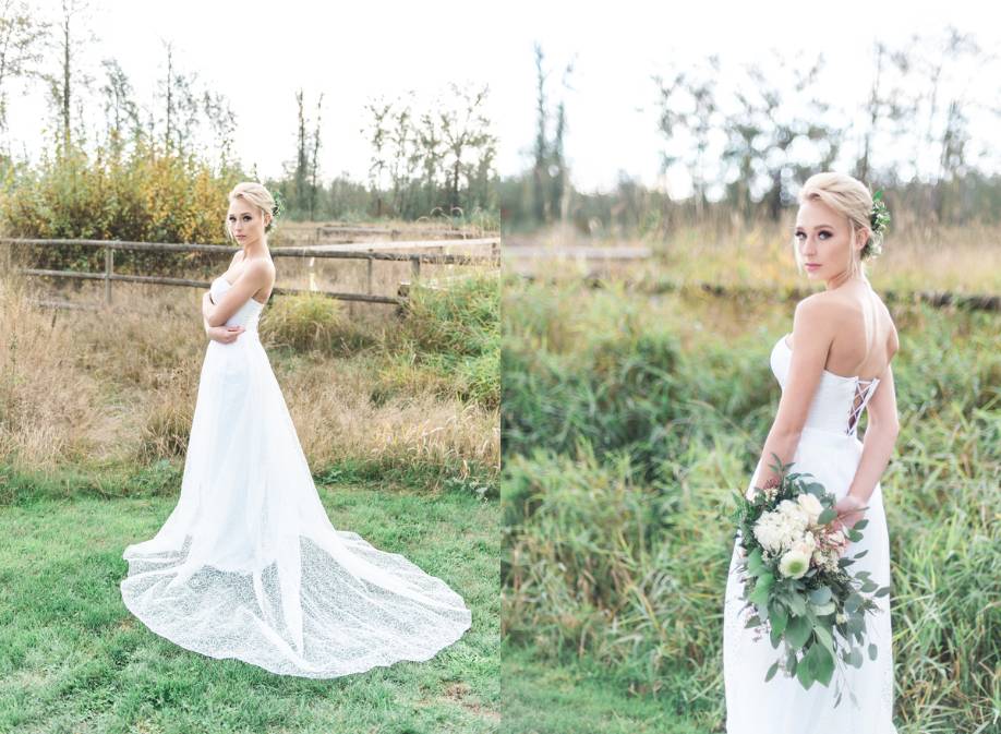 Rustic & Blush Bridal Session  High Point Equestrian