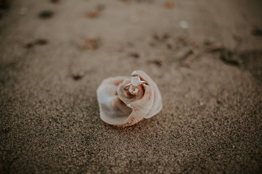 Lingering Summery October Engagement