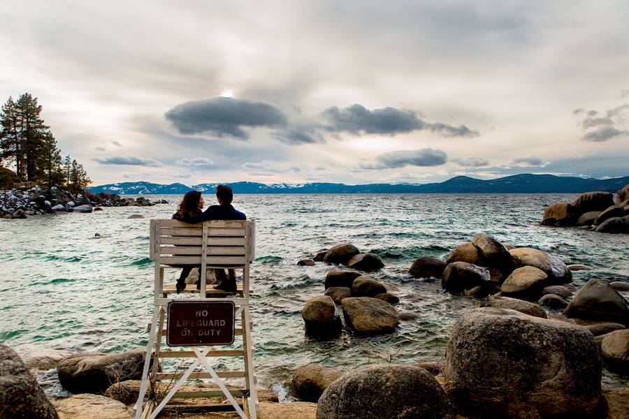 Sand Harbor Engagement Session