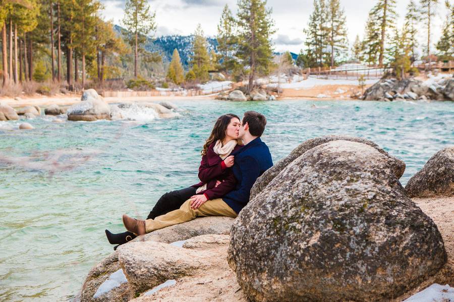 Sand Harbor Engagement Session