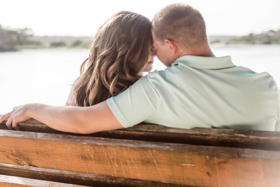 Palm Coast Garden Beach Engagement Session