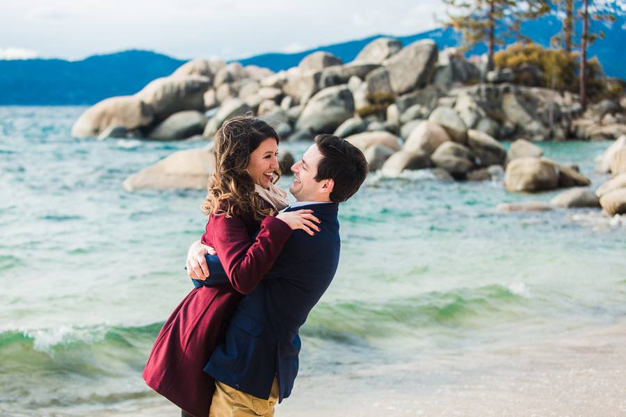 Sand Harbor Engagement Session