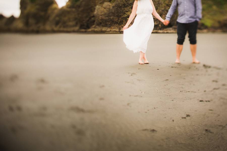 Beach Golden Hour Engagement Styled Shoot