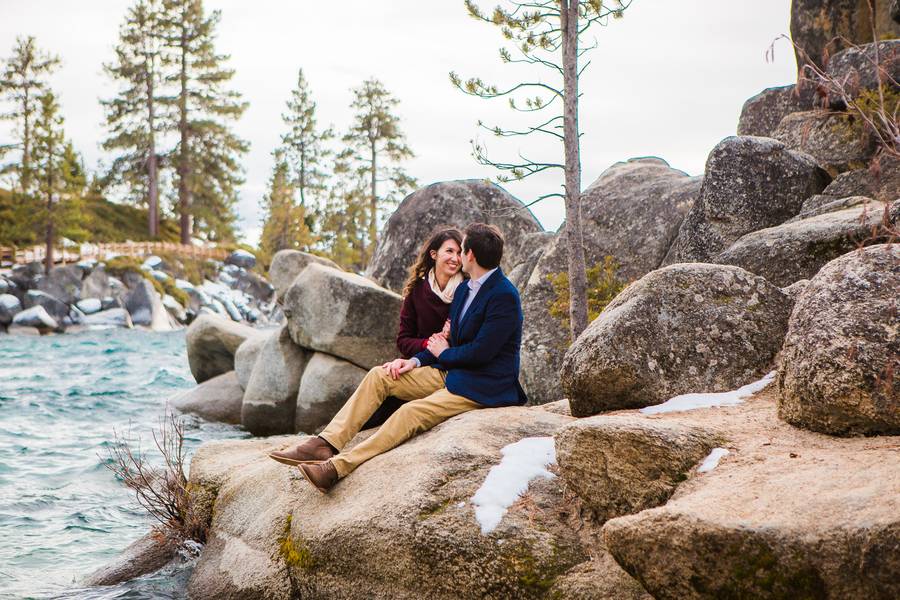 Sand Harbor Engagement Session