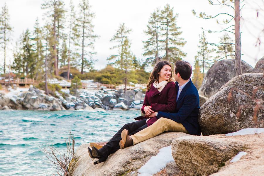 Sand Harbor Engagement Session