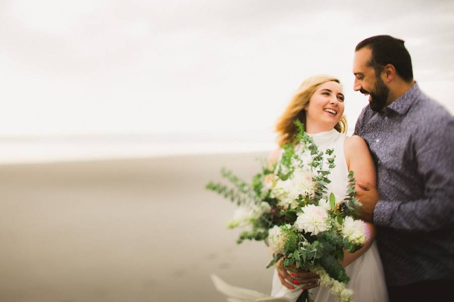 Beach Golden Hour Engagement Styled Shoot