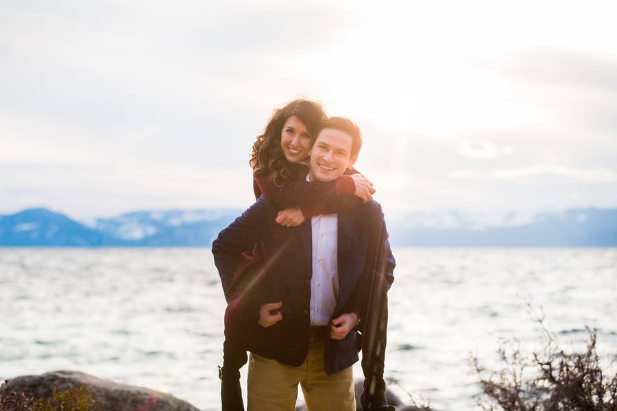 Sand Harbor Engagement Session