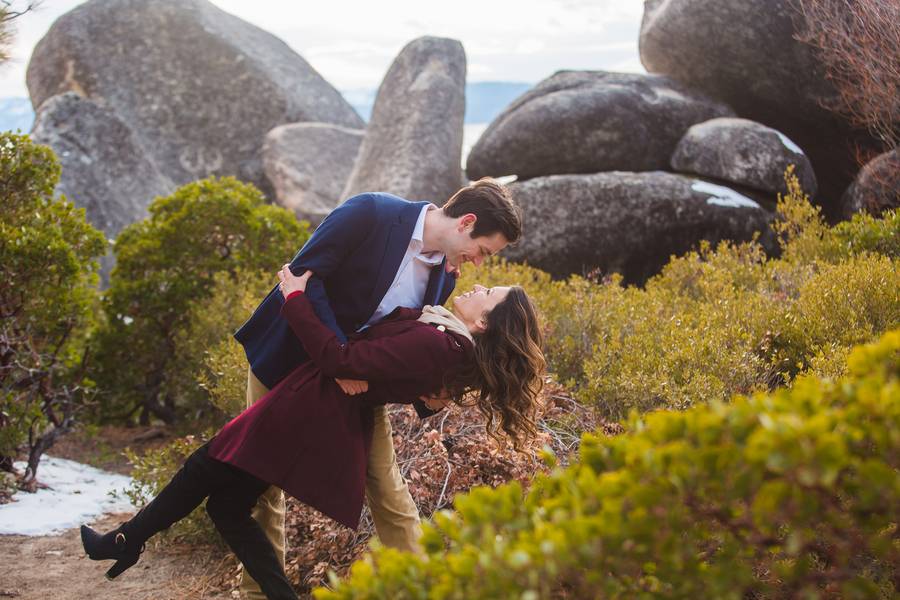 Sand Harbor Engagement Session