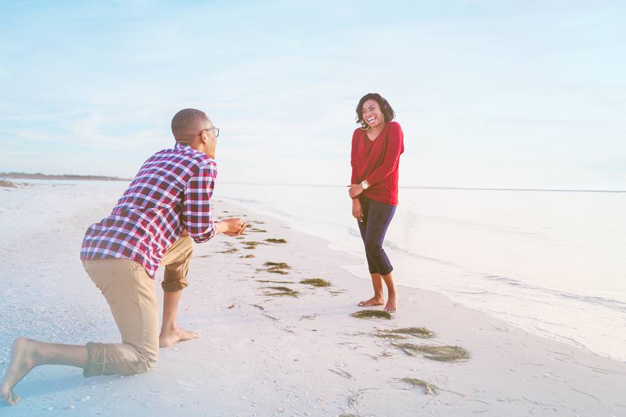 Surprise Private Island Engagement