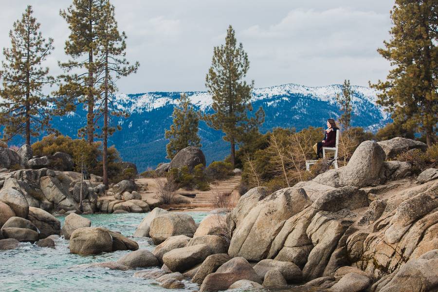 Sand Harbor Engagement Session