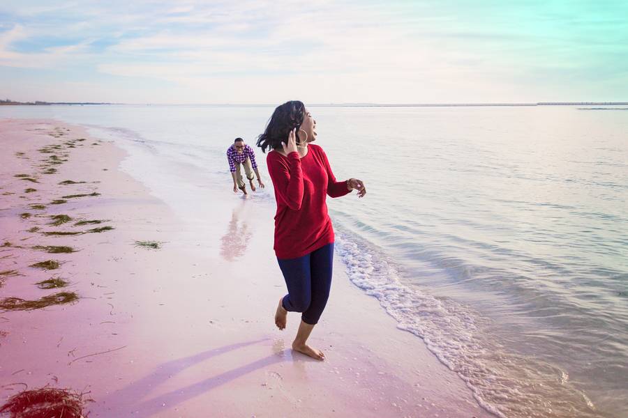 Surprise Private Island Engagement