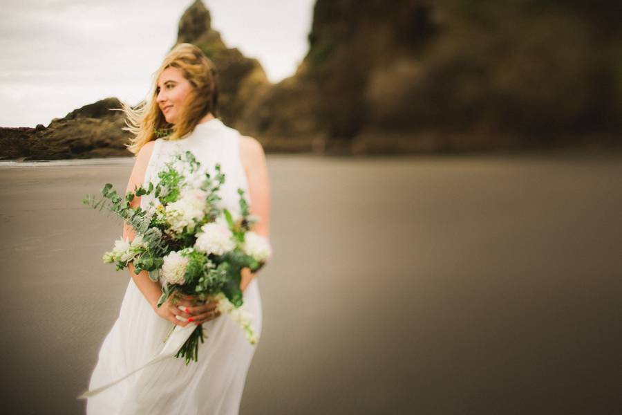 Beach Golden Hour Engagement Styled Shoot