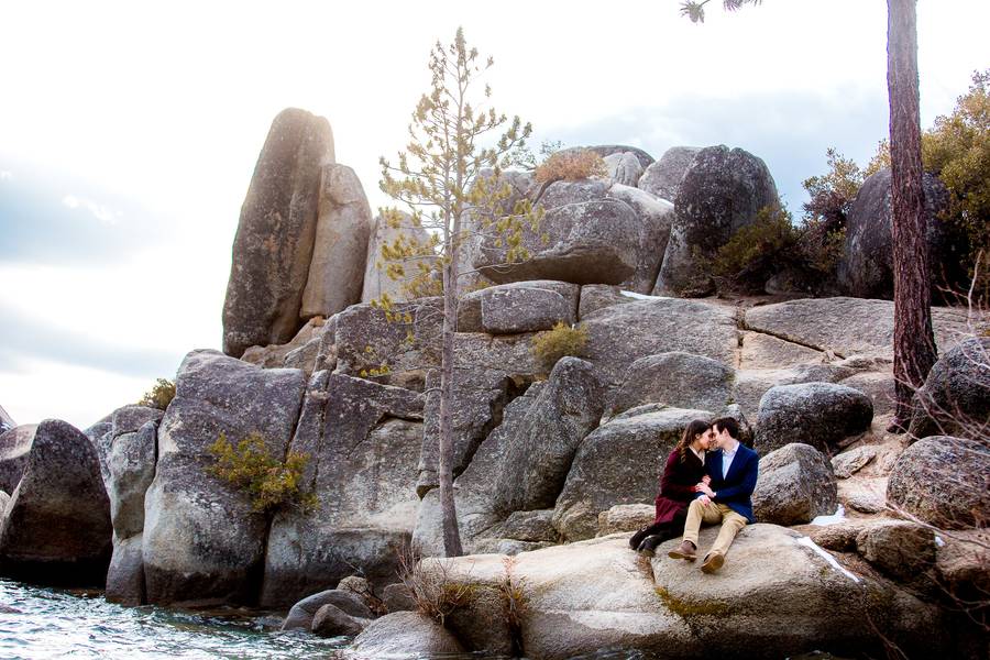 Sand Harbor Engagement Session