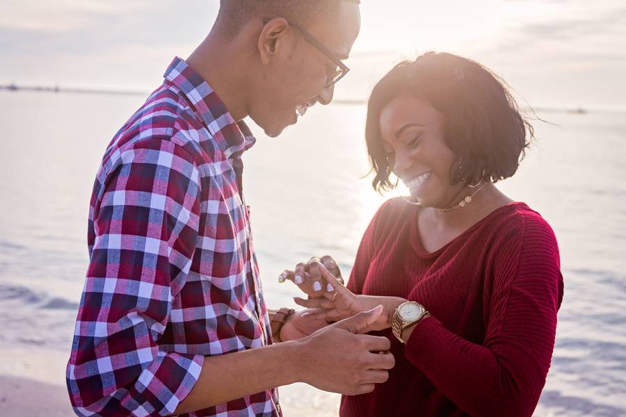 Surprise Private Island Engagement